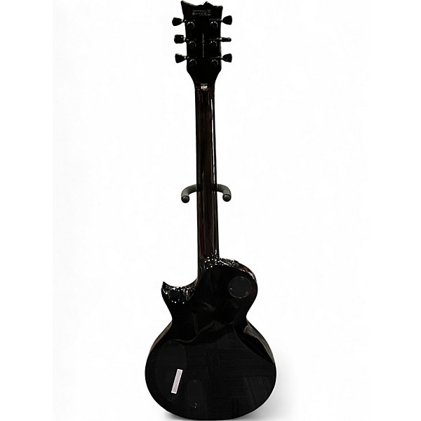 Used ESP EC1000 Deluxe Black and White Solid Body Electric Guitar