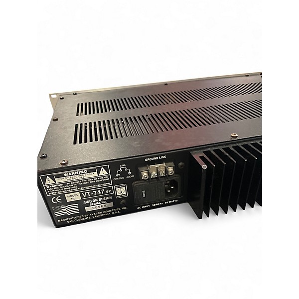 Used Avalon VT747SP Pure Class A Vacuum Tube Channel Strip