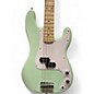 Used Squier Precision Bass Surf Green Electric Bass Guitar