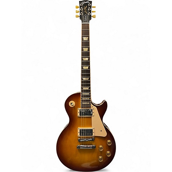Used 2010 Gibson Les Paul Traditional Iced Tea Solid Body Electric Guitar