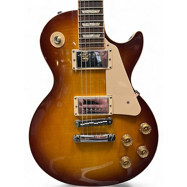 Used 2010 Gibson Les Paul Traditional Iced Tea Solid Body Electric Guitar