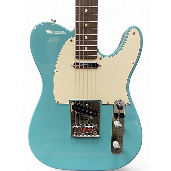 Used Fender Player II Telecaster Aquatone Blue Solid Body Electric Guitar