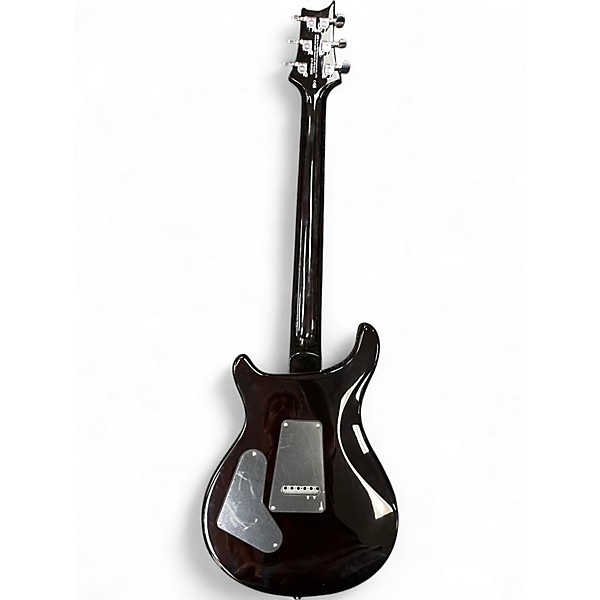 Used PRS SE Custom 24 Black and Gold Solid Body Electric Guitar
