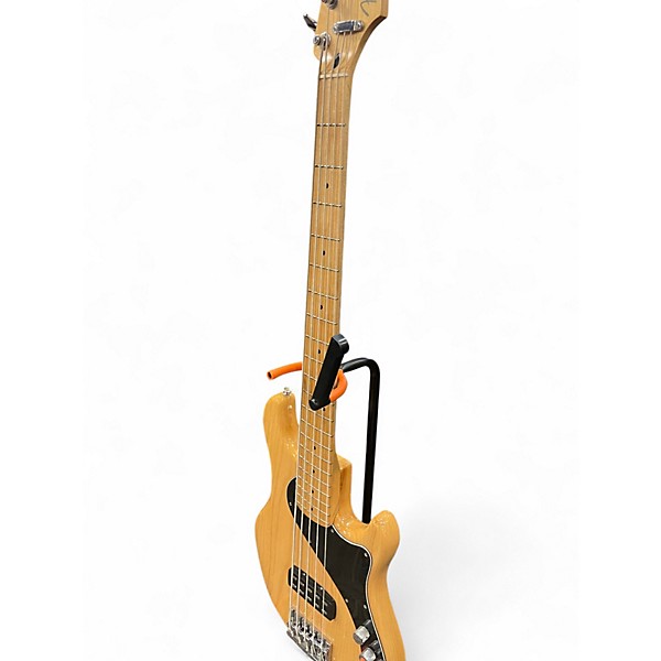 Used Fender Deluxe Dimension Bass V 5-String Natural Electric Bass Guitar