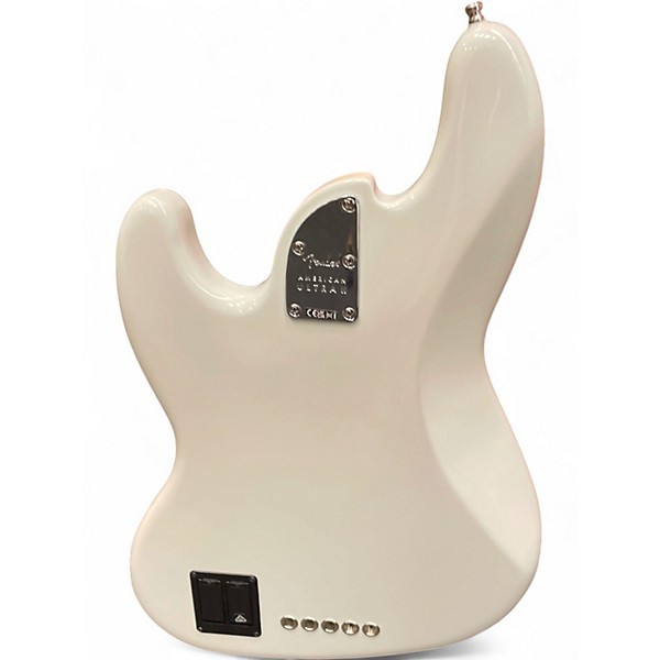 Used Fender AMERICAN ULTRA II J BASS V AVALANCHE WHITE Electric Bass Guitar