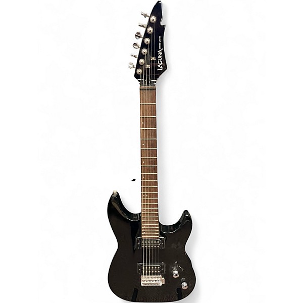 Used Laguna LE300 Black Solid Body Electric Guitar
