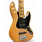 Used Squier Vintage Modified Jazz Bass V Natural Electric Bass Guitar