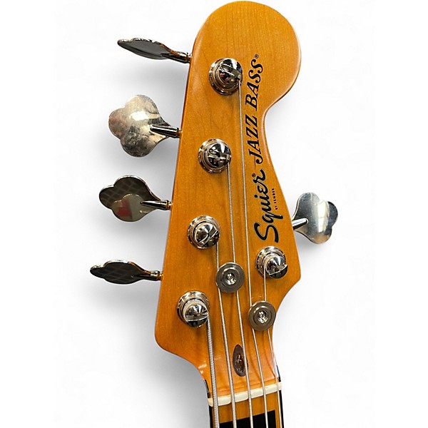 Used Squier Vintage Modified Jazz Bass V Natural Electric Bass Guitar