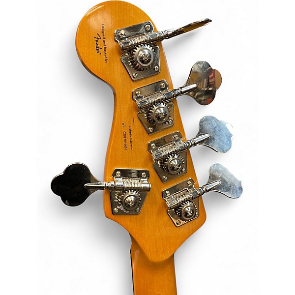 Used Squier Vintage Modified Jazz Bass V Natural Electric Bass Guitar