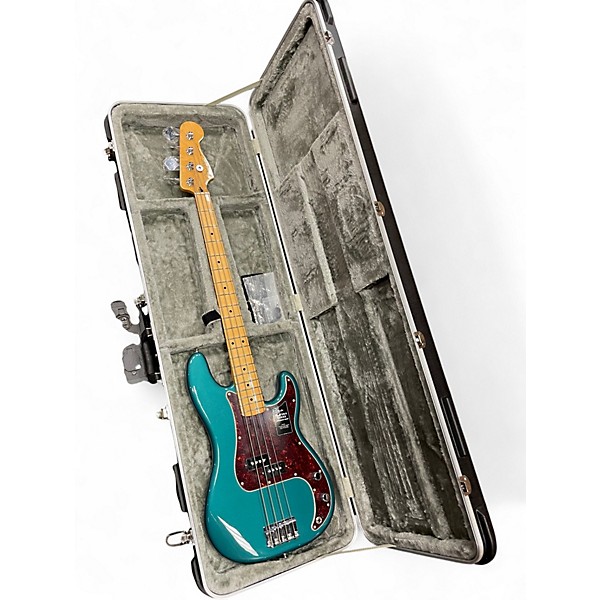 Used Fender Player Precision Bass Green Electric Bass Guitar