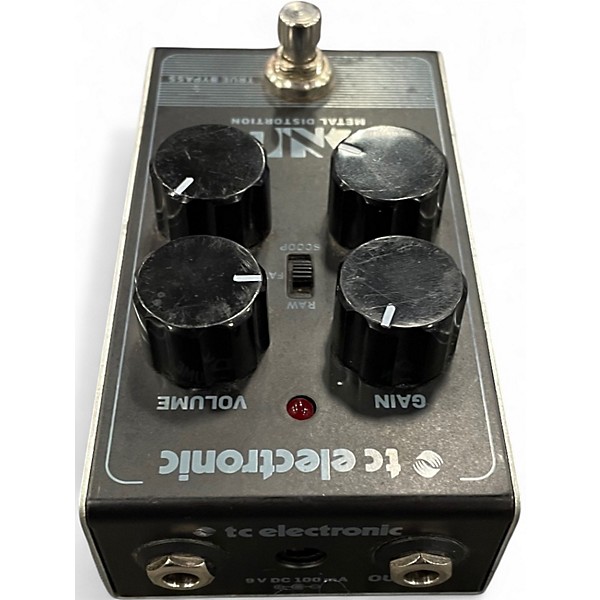 Used TC Electronic Fangs Metal Distortion Effect Pedal