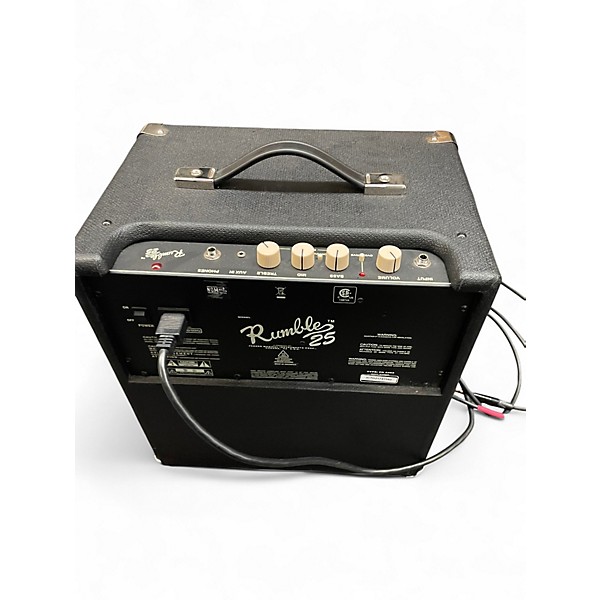 Used Fender Rumble 25 25W 1x8 Bass Combo Amp