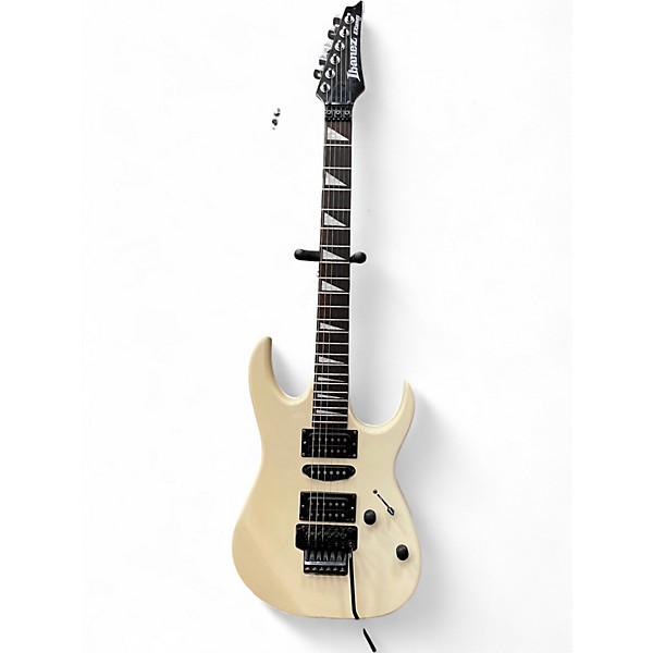Used 1980s Ibanez EXseries White Solid Body Electric Guitar