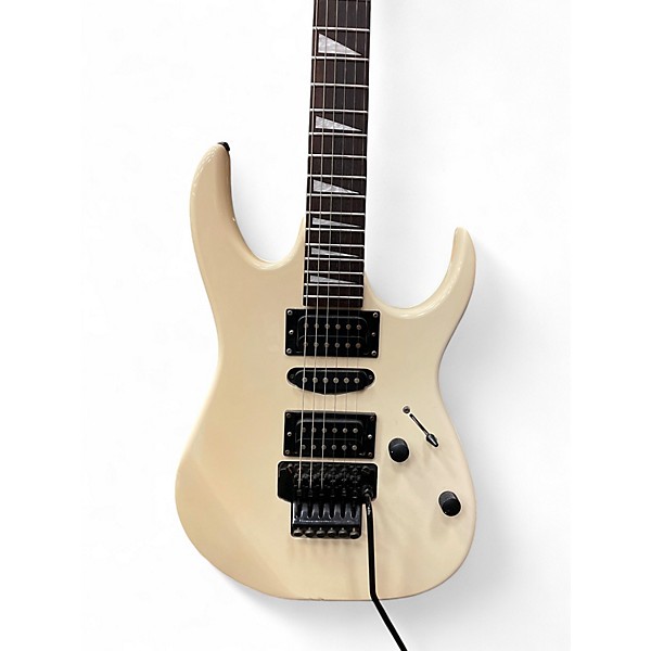 Used 1980s Ibanez EXseries White Solid Body Electric Guitar