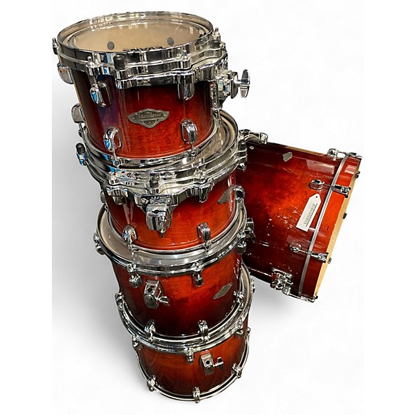 Used TAMA 5 Piece Starclassic red fade Drum Kit