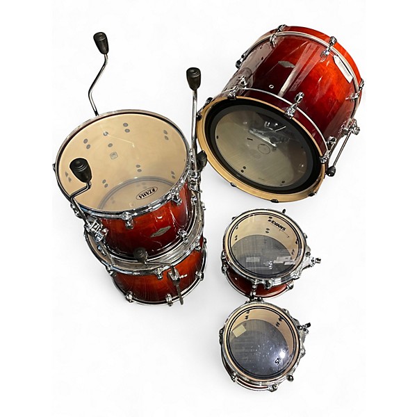 Used TAMA 5 Piece Starclassic red fade Drum Kit