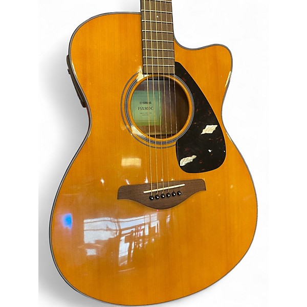 Used Yamaha FSX800C Sand Burst Acoustic Electric Guitar