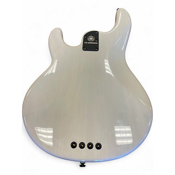 Used 2025 Ernie Ball Music Man Tim Commerford Artist Series StingRay Passive  Fight Night White Electric Bass Guitar