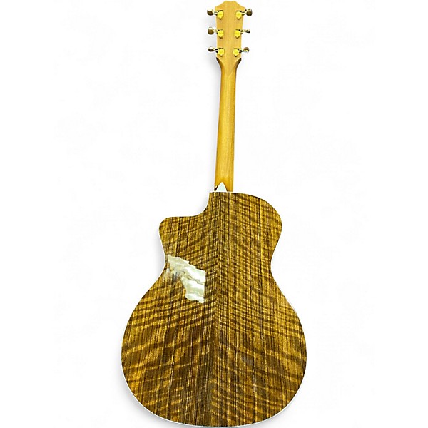 Used Taylor 214CE Deluxe DLX Sunset Blvd Grand Auditorium Ovangkol Natural Acoustic Electric Guitar