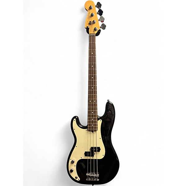 Used Fender Lefty 90s Precision Bass Black Electric Bass Guitar