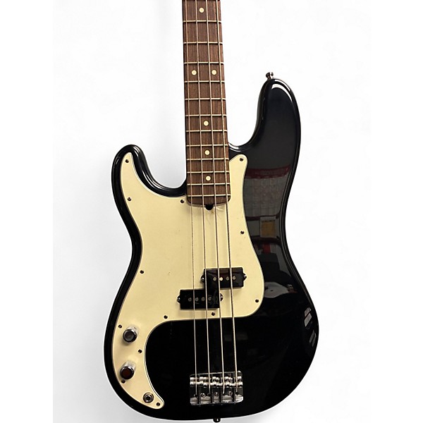 Used Fender Lefty 90s Precision Bass Black Electric Bass Guitar