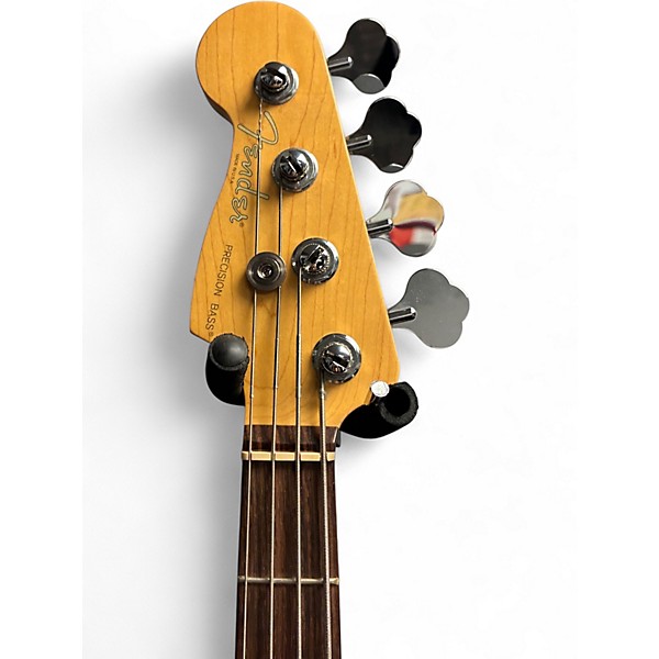 Used Fender Lefty 90s Precision Bass Black Electric Bass Guitar