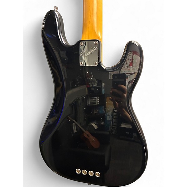 Used Fender Lefty 90s Precision Bass Black Electric Bass Guitar