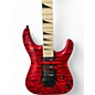 Used Jackson JS34Q Dinky TRANSPARENT RED Solid Body Electric Guitar