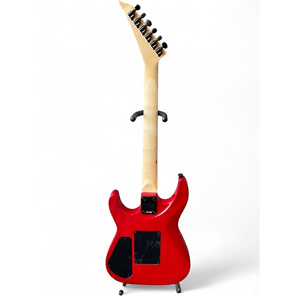 Used Jackson JS34Q Dinky TRANSPARENT RED Solid Body Electric Guitar