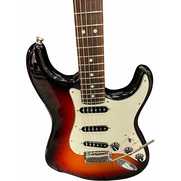 Used Fender mod shop reverse head stock strat 2 Tone Sunburst Solid Body Electric Guitar