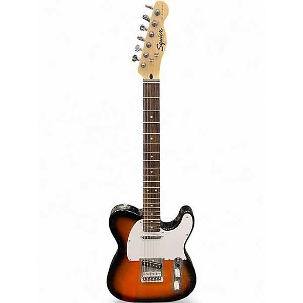 Used Squier Bullet Telecaster Brown Sunburst Solid Body Electric Guitar