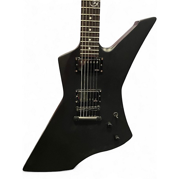 Used ESP LTD James Hetfield Snakebyte BLACK Solid Body Electric Guitar
