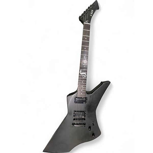 Used ESP LTD James Hetfield Snakebyte BLACK Solid Body Electric Guitar