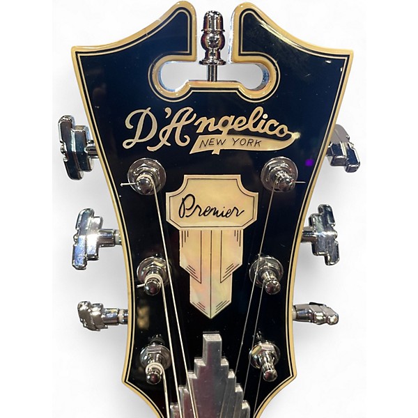 Used D'Angelico DAPSSTWINCSCB Trans Red Hollow Body Electric Guitar