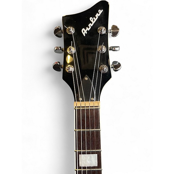 Used Eastwood AIRLINE 59' CORONADO DLX Black Solid Body Electric Guitar