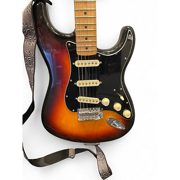 Used Fender Standard Stratocaster HSS 3 Tone Sunburst Solid Body Electric Guitar