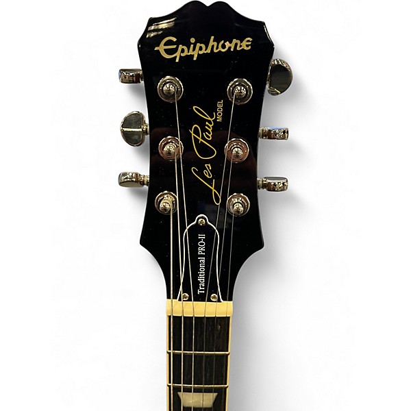 Used Epiphone Les Paul Traditional PRO II Honey Burst Solid Body Electric Guitar