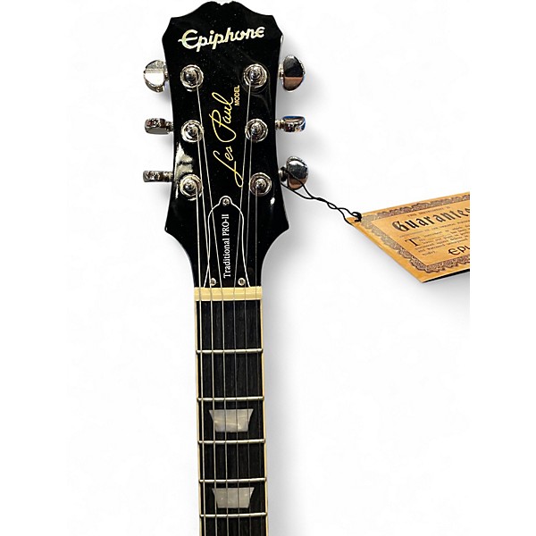 Used Epiphone Les Paul Traditional PRO II 2 Tone Sunburst Solid Body Electric Guitar