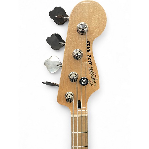 Used Squier Affinity Jazz Bass 2 Color Sunburst Electric Bass Guitar