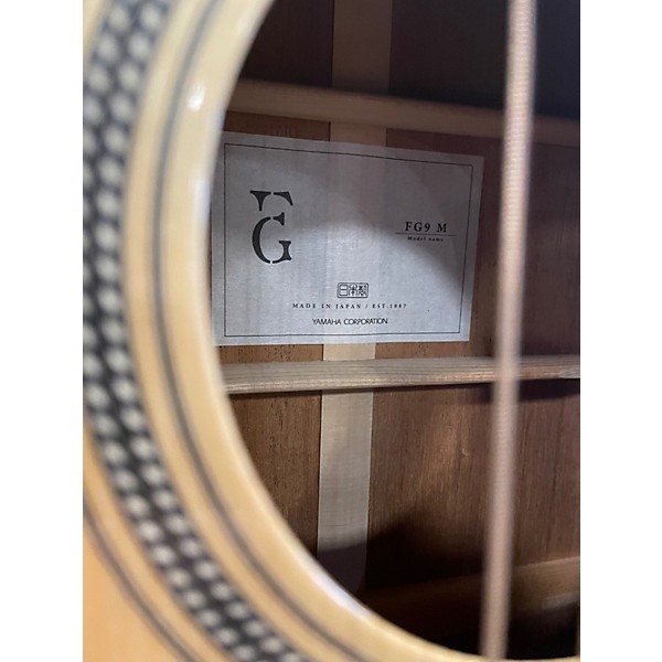 Used Yamaha FG9 M Natural Acoustic Guitar