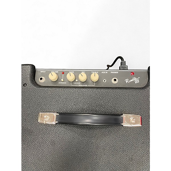 Used Fender Rumble 25 25W 1x8 Bass Combo Amp