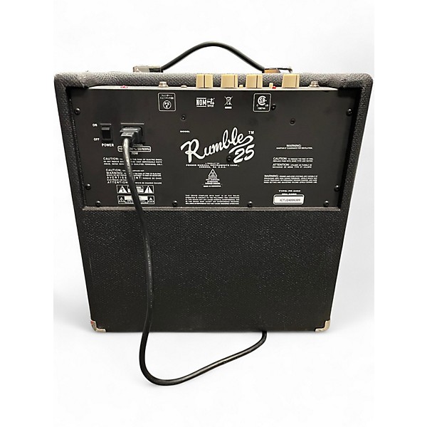 Used Fender Rumble 25 25W 1x8 Bass Combo Amp