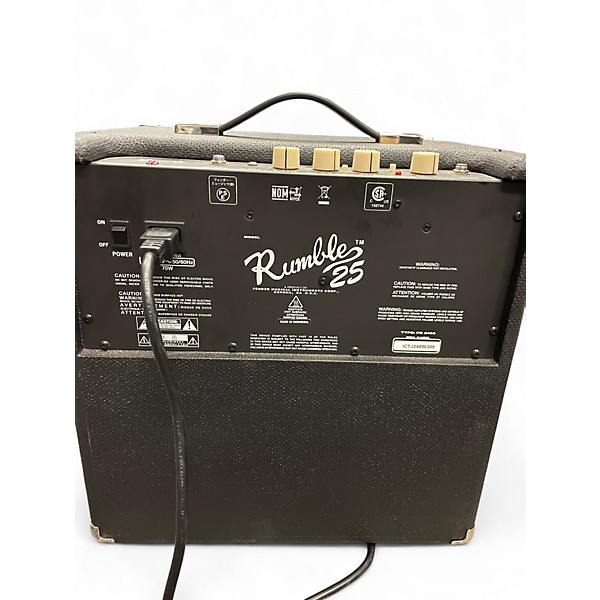 Used Fender Rumble 25 25W 1x8 Bass Combo Amp