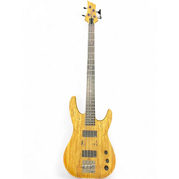 Used DBZ Guitars BAR4SM Spalted Maple Electric Bass Guitar