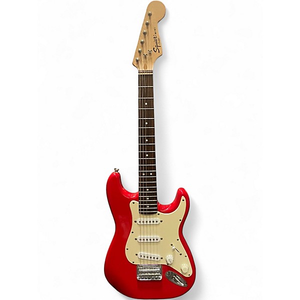 Used Squier Mini Affinity Stratocaster Dakota Red Electric Guitar