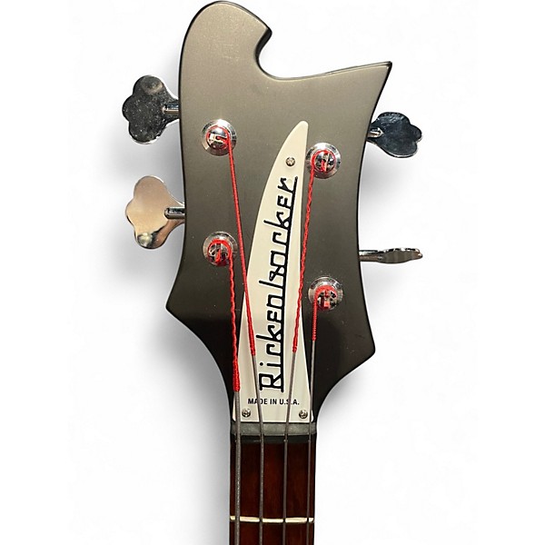 Used Rickenbacker 4003S Matte Black Glow Electric Bass Guitar