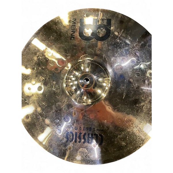 Used MEINL 14in Classic Custom Medium Hi Hat Pair Cymbal