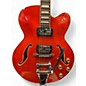 Used Ibanez AF75 Orange Hollow Body Electric Guitar