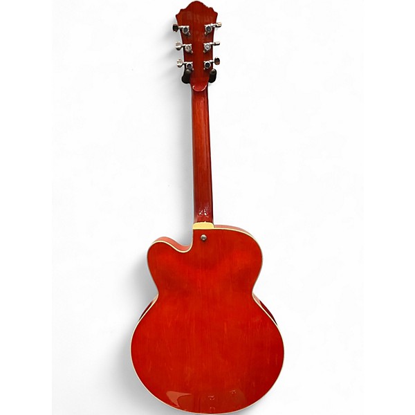 Used Ibanez AF75 Orange Hollow Body Electric Guitar