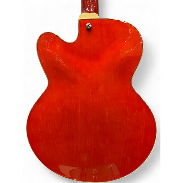 Used Ibanez AF75 Orange Hollow Body Electric Guitar